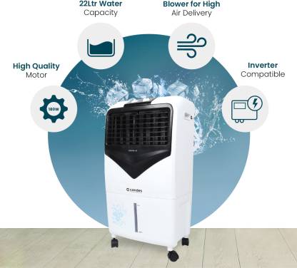 Icecool Room/Personal Air Cooler  (White Black)