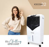 Icecool Room/Personal Air Cooler  (White Black)