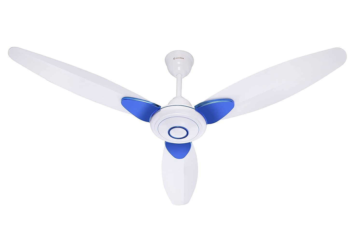 Candes IOT Florence 1200mm/48Inch High Speed Decorative 5 Star Rated Ceiling Fan 405 RPM With 2 Yrs Warranty (Smart IOT With Remote) (White Blue)