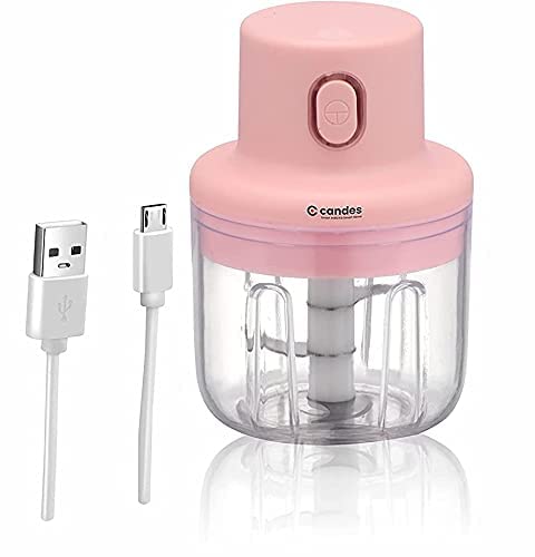 Candes Photon Electric Mini Chopper with USB | Portable Small Food Processor for Garlic/Chili/Ginger/Onion