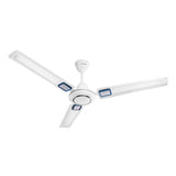 Candes Seltos 1200mm/48 inch High Speed Anti-dust Decorative 405 RPM, 3 Star Rated Ceiling Fan with 2 Yrs Warranty (White Blue)