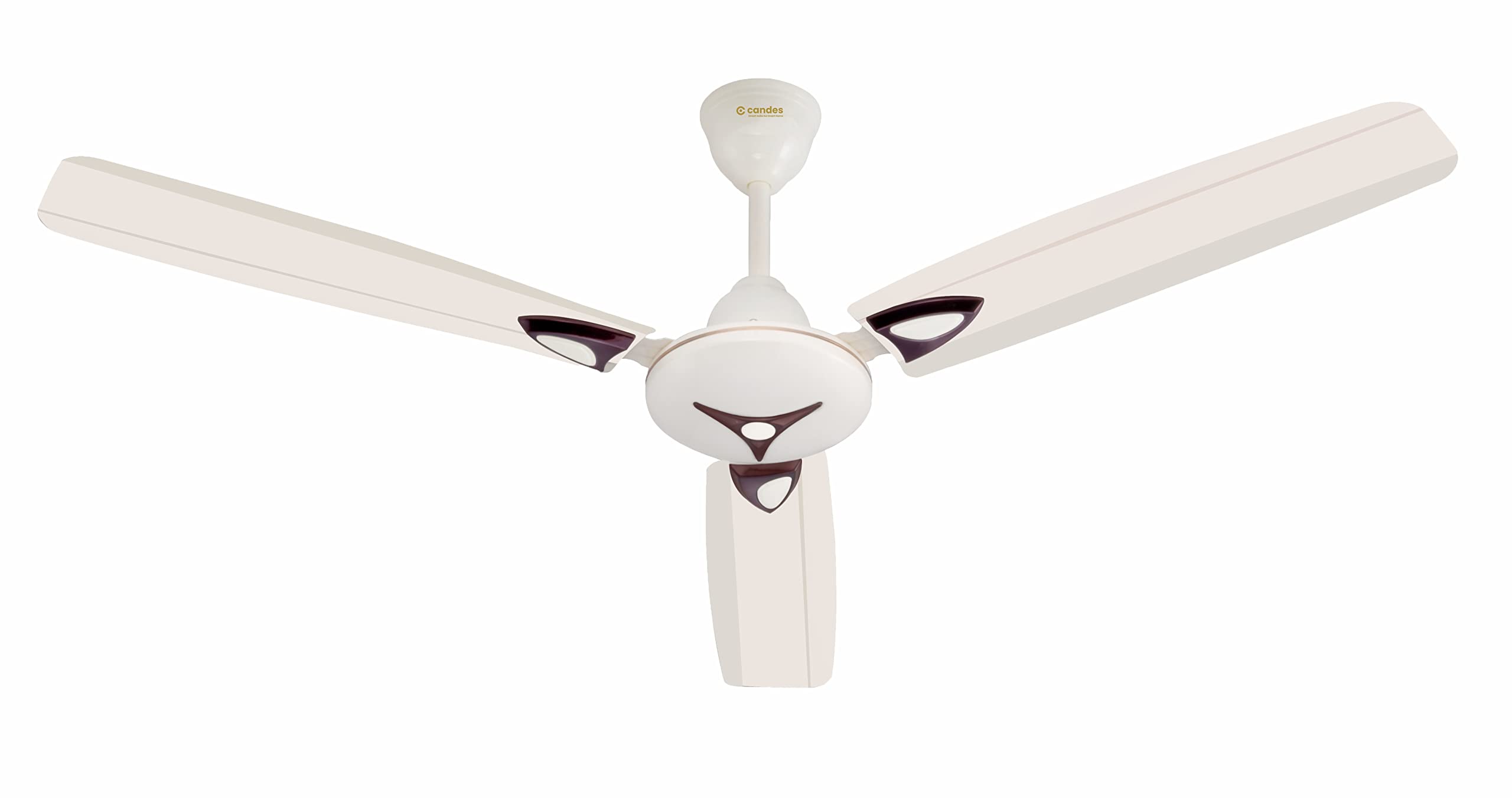 Candes High Speed Anti-Dust Ceiling Fan For Home (Pack of 1) (Ivory, 48Inch)