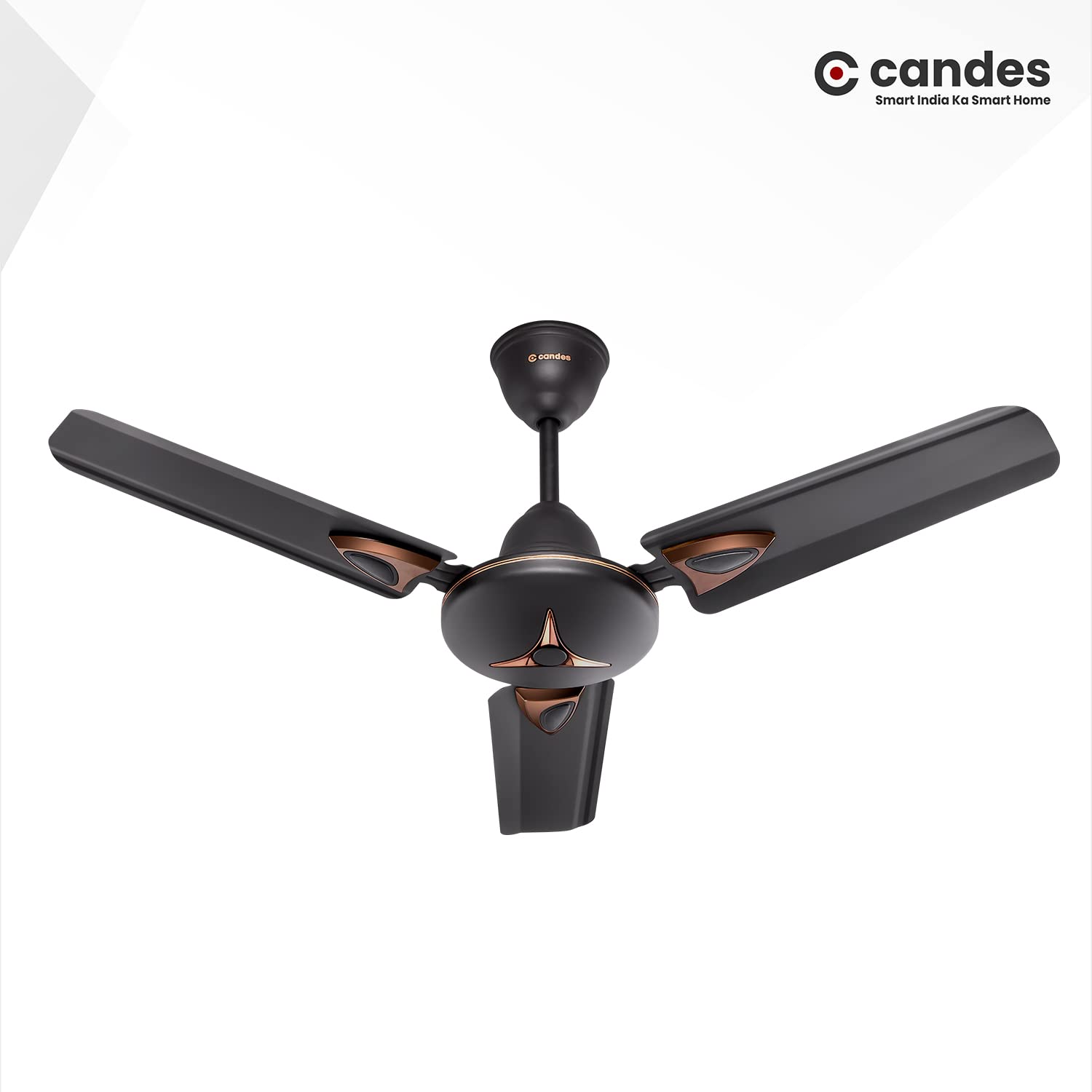 Candes Amaze 900mm /36 inch High Speed Anti-dust Decorative 5 Star Rated Ceiling Fan 440 RPM with 2 Years Warranty (Pack of 2, Coffee Brown)