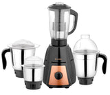 Candes Eathan 900 Watts Mixer Grinder with 4 Jars Powerful Motor with 2 Year Motor Warranty (Black, Gold)