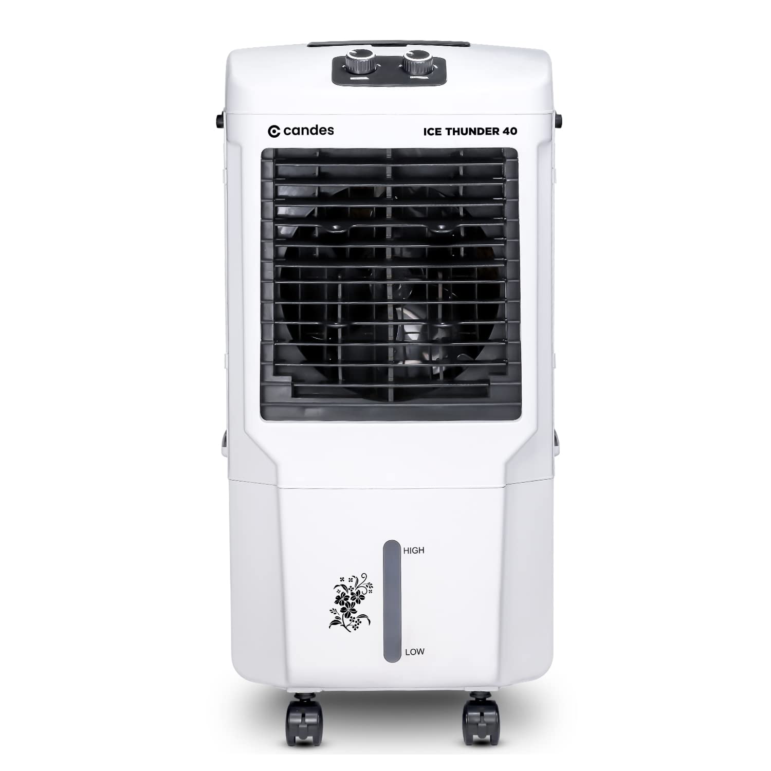 Candes 40ltr Personal Air Cooler | cooler for home | air cooler | cooler |air cooler for home| cooler for room| air cooler for room cooling |with 4 Blade Fan, Ice Chamber, Dust Filter (White, 1 Year Warranty) 2023 Model.