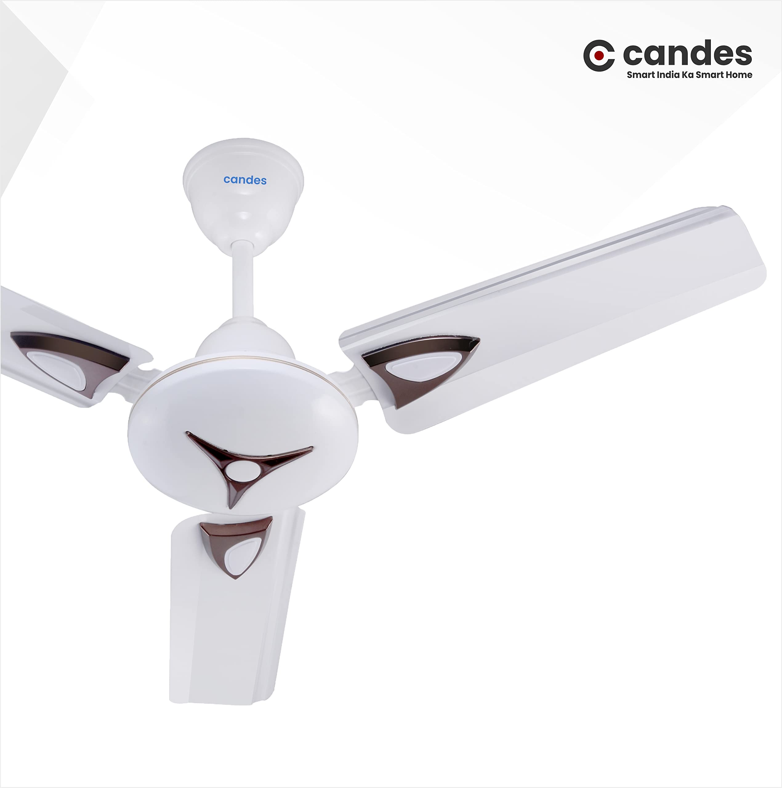 Candes Amaze 900mm /36 inch High Speed Anti-dust Decorative 5 Star Rated Ceiling Fan 440 RPM with 2 Years Warranty (Pack of 2, Ivory)