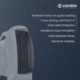 Candes Nova All in One Silent Blower Fan Room Heater (White) - 1 Year Warranty 2000 Watts