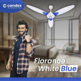 IOT Smart Wi-Fi - Works With Alexa, Google Assistant, Remote & Candes App (White Blue)