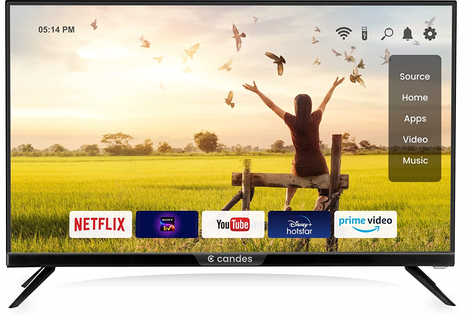 40 Inches Full HD Smart Android LED TV (Black) (2021 Model)